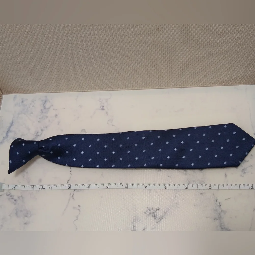 Cherokee Boys Clip On Blue Tie Size Small 6/7